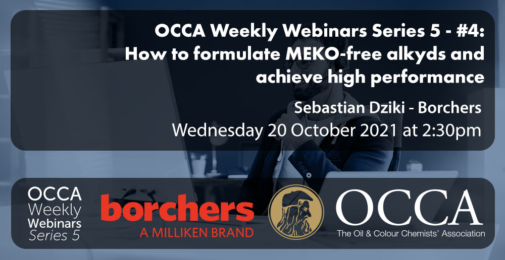 OCCA webinar with Borchers on meko free anti skins